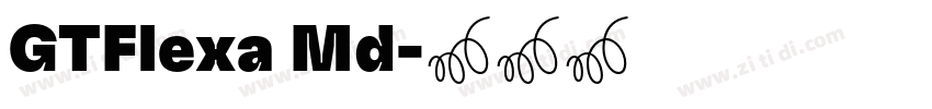 GTFlexa Md字体转换